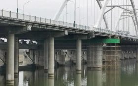 漢江城市橋閘現定于1月28日晚開閘放水，29日晚落閘蓄水縮略圖